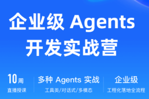 企业级Agents开发实战营（已完结）