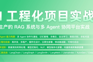 AI 工程化项目实战营（完结）