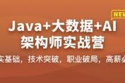 Java+大数据+AI架构师实战营（完结）